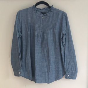 J. Crew Mercantile Pullover Chambray Shirt